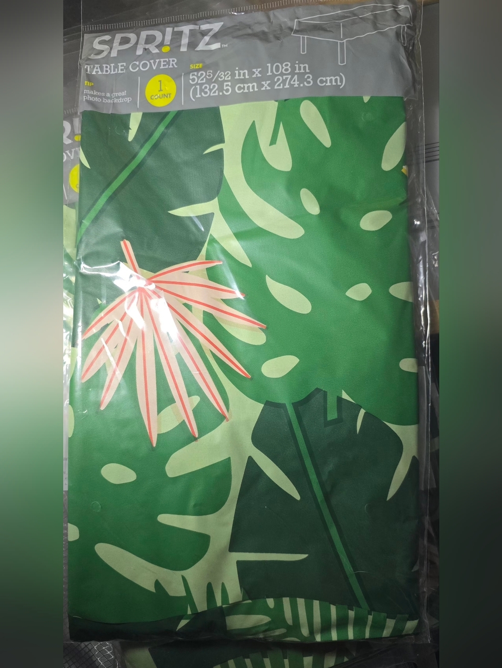 Spritz Polyethylene Table Cover. 32x108 Inches Qty=6 Table Covers